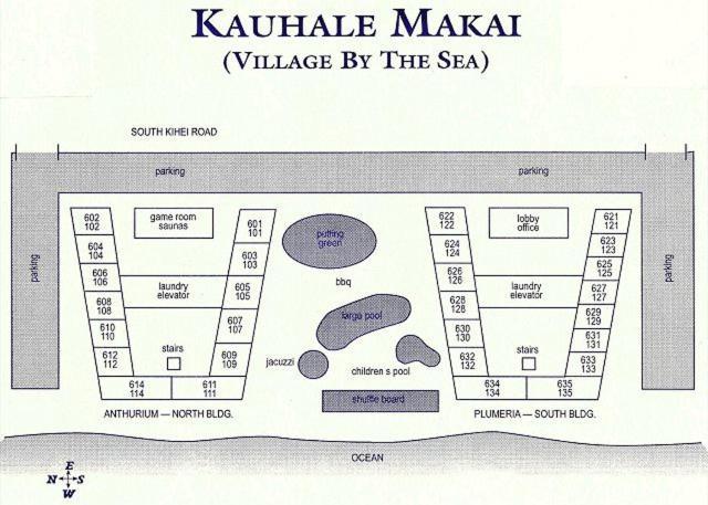 Kauhale Makai 535 - 2 Bedroom, Renovated 5th Floor Oceanfront Condo, Pool Kihei Buitenkant foto